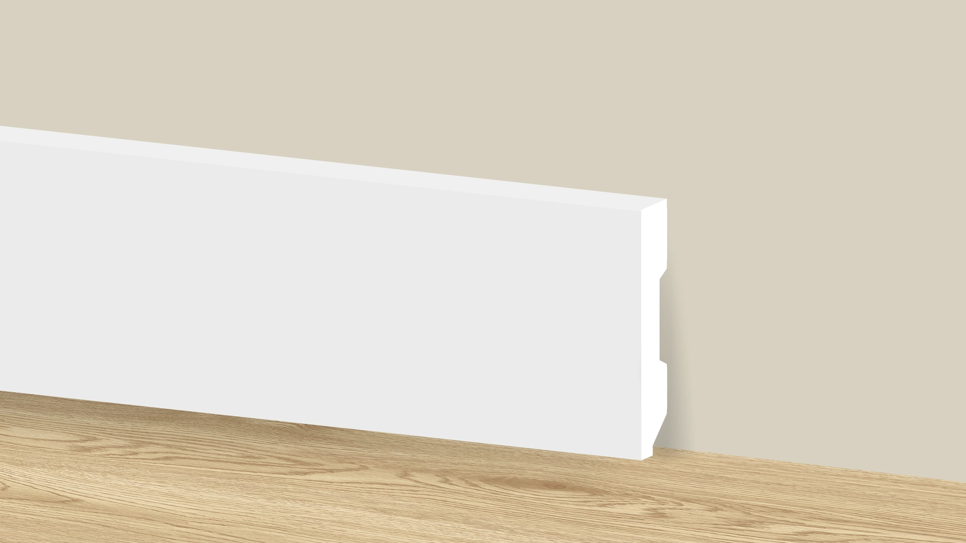 Polistirola grīdlīste, 2400x70x15mm